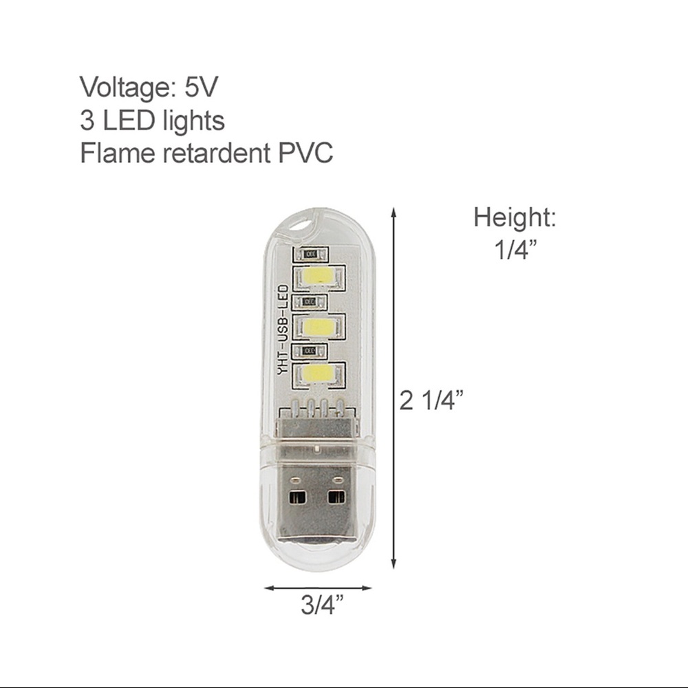 Mini Portable USB Light - NWT - Picture 6 of 8